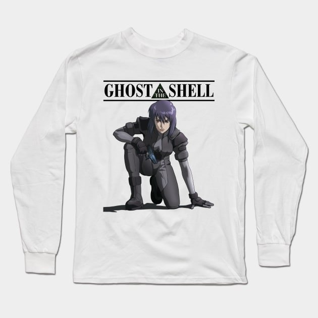 Ghost In The Shell's Kusanagi Long Sleeve T-Shirt by HardTiny